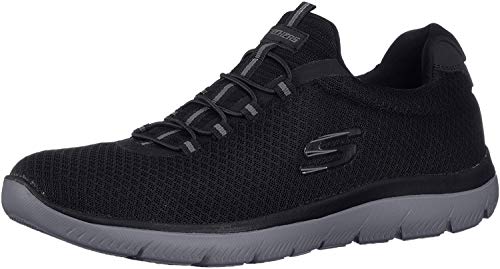 Skechers Summits, Zapatillas Hombre, Negro (BKCC Black Mesh/Trim), 43 EU