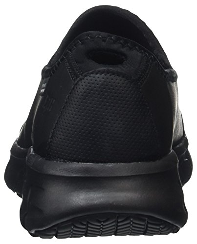 Skechers Sure Track, Zapatos de Trabajo Mujer, Negro (BBK Black Leather), 40 EU