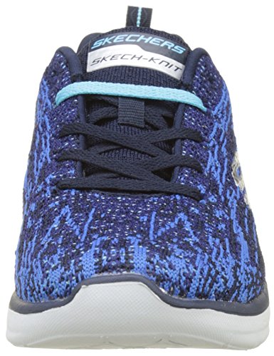 Skechers Synergy 2.0-High Spirits, Zapatillas Mujer, Azul (NVBL), 38 EU