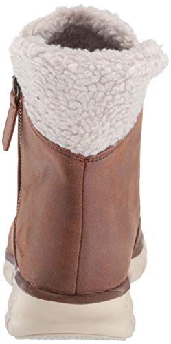 Skechers Synergy-Collab, Botines Mujer, Marrón (CSNT Black Microleather/Faux Sherpa), 39 EU