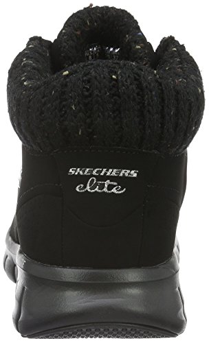 Skechers Synergy-Winter Nights, Botas Mujer, Negro (Black), 40 EU
