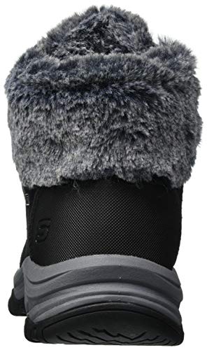Skechers Trego-Falls Finest, Botas Cortas al Tobillo Mujer, Negro (BLK Black Suede/Nylon), 36 EU