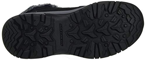 Skechers Trego-Falls Finest, Botas Cortas al Tobillo Mujer, Negro (BLK Black Suede/Nylon), 36 EU