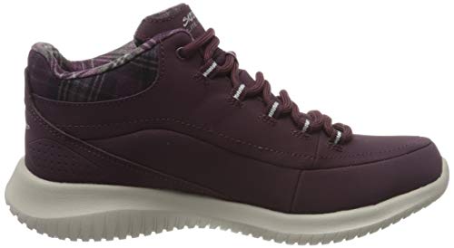 Skechers Ultra Flex 12918-burg, Mujer, Rojo (Burgundy 12918/Burg), 39 EU
