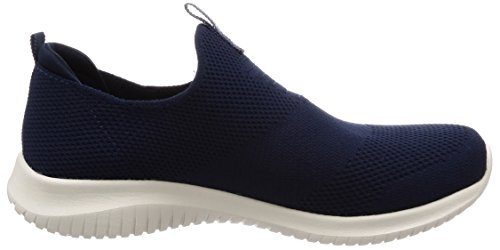 Skechers Ultra Flex-First Take, Zapatillas sin Cordones Mujer, Multicolor (NVY Black Knit Mesh/Trim), 41 EU