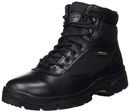 Skechers WASCANA BENEN, Bota Industrial Hombre, Black, 41 EU