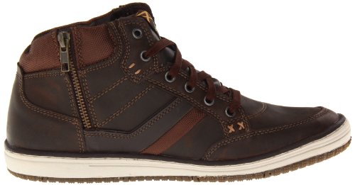 Skechers Wezen Luray 63412 BLK - Botas de cuero para hombre, Marrón, EU 39