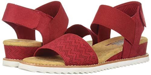 Skechers Women's Desert Kiss-Stretch Quarter Strap Sandal Flat