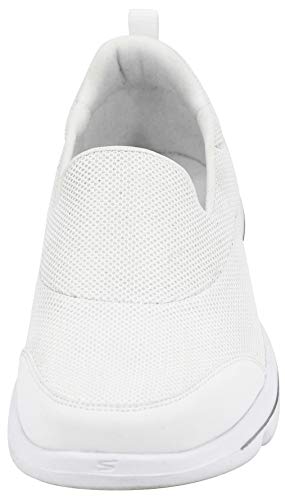 Skechers Women's GO Walk Evolution Ultra Rapids Sneaker, White, 10 M US
