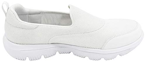 Skechers Women's GO Walk Evolution Ultra Rapids Sneaker, White, 10 M US