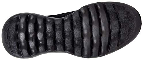 Skechers Women's Go Walk Joy Centerpiece Sneaker, Black/Black, 8 M US