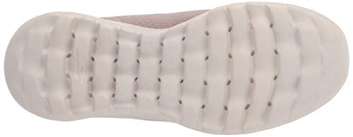 Skechers Women's GO Walk Joy-Ecstatic Sneaker, Taupe, 10