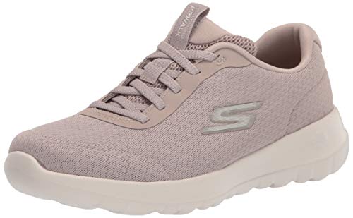 Skechers Women's GO Walk Joy-Ecstatic Sneaker, Taupe, 10