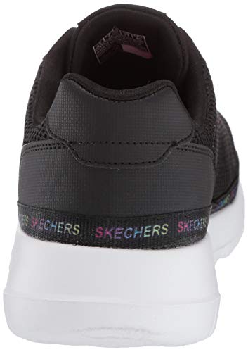 Skechers Women's GO Walk Joy-Magnetic Sneaker, Black/Multi, 10 Medium US