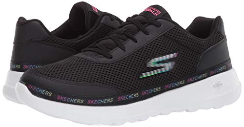 Skechers Women's GO Walk Joy-Magnetic Sneaker, Black/Multi, 10 Medium US