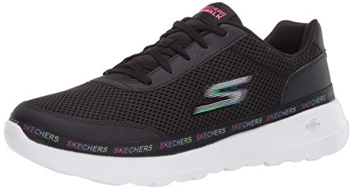 Skechers Women's GO Walk Joy-Magnetic Sneaker, Black/Multi, 10 Medium US