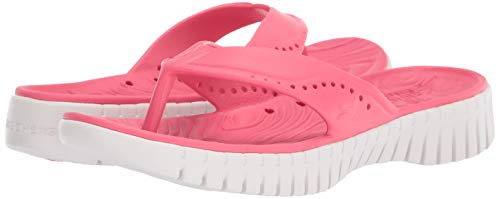 Skechers Women's Go Walk Smart Sandal, Coral Synthetic, 8 Medium US