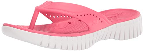 Skechers Women's Go Walk Smart Sandal, Coral Synthetic, 8 Medium US