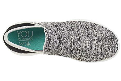 Skechers You, Zapatillas sin cordones para Mujer, Blanco (Wbk), 38 EU