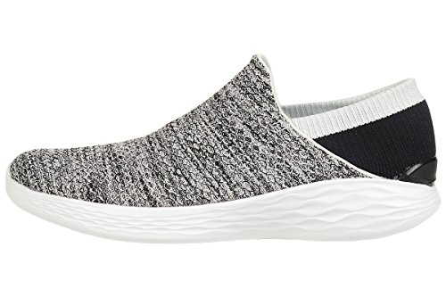Skechers You, Zapatillas sin cordones para Mujer, Blanco (Wbk), 38 EU