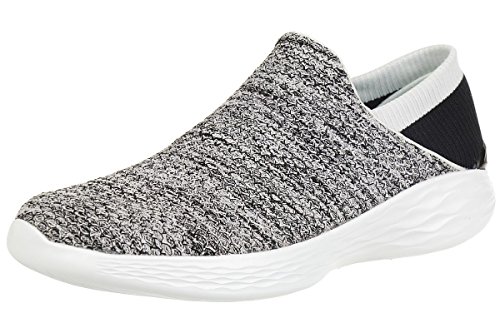 Skechers You, Zapatillas sin cordones para Mujer, Blanco (Wbk), 38 EU