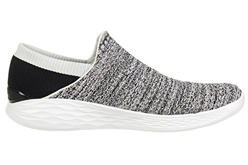 Skechers You, Zapatillas sin cordones para Mujer, Blanco (Wbk), 38 EU