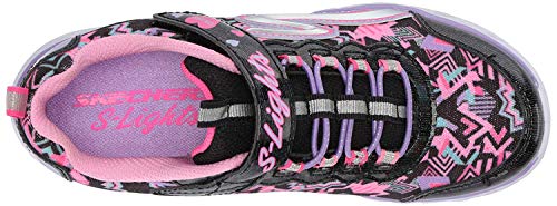 Skechers Zapatillas para niña, con corazones y luces, color, talla 33 EU