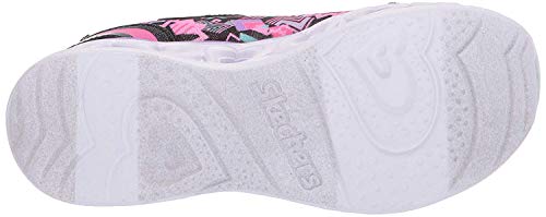 Skechers Zapatillas para niña, con corazones y luces, color, talla 33 EU