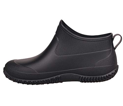 SMajong Zapatos de Jardin para Mujer Hombres Zapatos de Lluvia