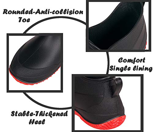 SMajong Zapatos de Jardin para Mujer Hombres Zapatos de Lluvia