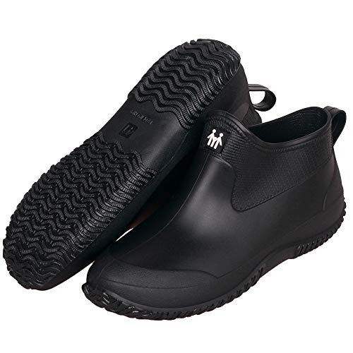 SMajong Zapatos de Jardin para Mujer Hombres Zapatos de Lluvia