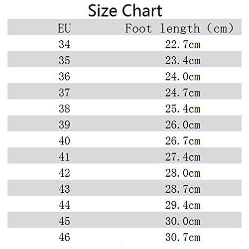 Smarten Zapatillas de Running Hombre Mujer Air Correr Deportes Calzado Verano Comodos Zapatillas Sport Blue Orange 34 EU