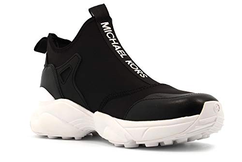 Sneakers Mujeres MICHAEL KORS 43R0WLFP1D Willow Cuero Tejido Negro