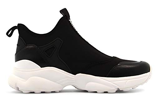 Sneakers Mujeres MICHAEL KORS 43R0WLFP1D Willow Cuero Tejido Negro