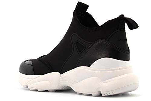 Sneakers Mujeres MICHAEL KORS 43R0WLFP1D Willow Cuero Tejido Negro
