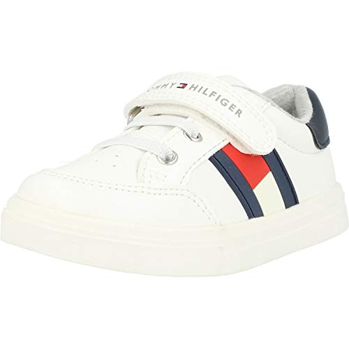 Sneakers TOMMY HILFIGER con Bandiera Laterale Bianco 23