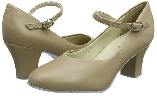 So Danca Ch792 Zapatillas de Baila Moderno y Jazz Mujer, Beige (Tan), 38 EU (5 UK)