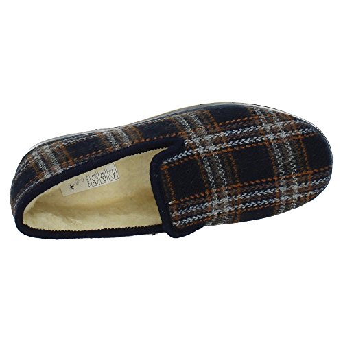 SOCA 0590 Alpargatas DE Lana Hombre Zapatillas CASA Azul 43