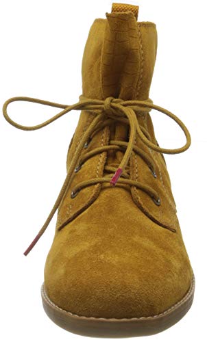 s.Oliver 5-5-25201-35 605, Botas Cortas al Tobillo Mujer, Mostaza, 42 EU