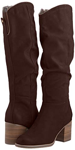 s.Oliver 5-5-25505-25, Botas a la Altura de Rodilla Mujer, Dark Brown, 38 EU
