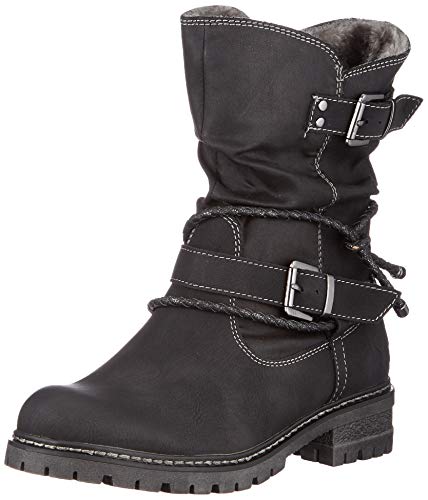 s.Oliver 5-5-26417-25, Botas para Nieve Mujer, Black, 40 EU
