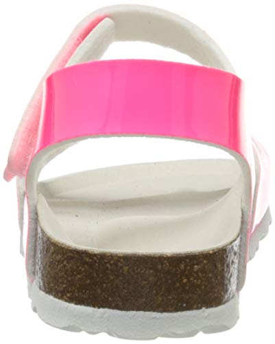 s.Oliver 5-5-38507-24, Sandalia con Pulsera Niños, Rosa neón Rosa 522, 28 EU