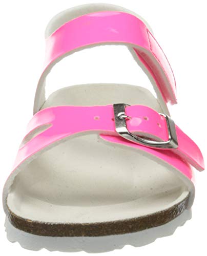 s.Oliver 5-5-38507-24, Sandalia con Pulsera Niños, Rosa neón Rosa 522, 28 EU