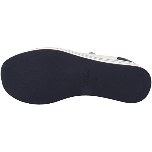 s.Oliver Da-Schnürer, Zapatillas Mujer, Blanco, 38 EU