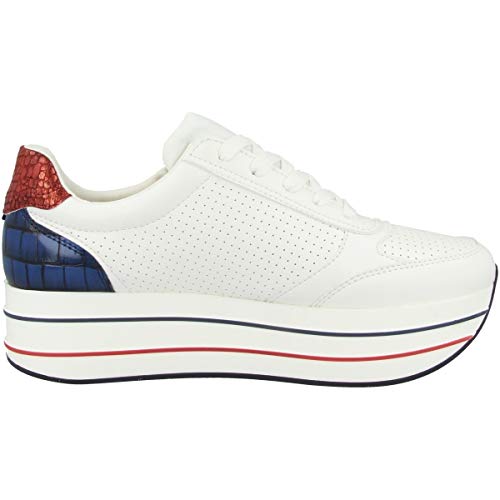 s.Oliver Da-Schnürer, Zapatillas Mujer, Blanco, 38 EU