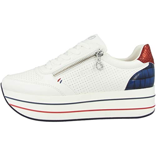 s.Oliver Da-Schnürer, Zapatillas Mujer, Blanco, 38 EU