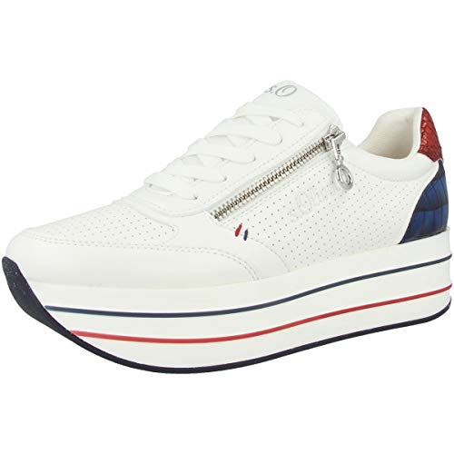 s.Oliver Da-Schnürer, Zapatillas Mujer, Blanco, 38 EU