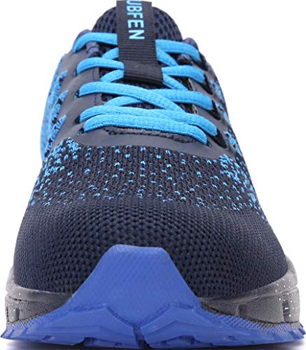 SOLLOMENSI Zapatillas de Deporte Hombres Mujer Running Zapatos para Correr Gimnasio Sneakers Deportivas Padel Transpirables Casual Montaña 47 EU H Azul