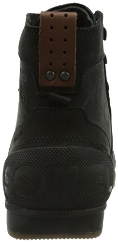 Sorel Ankeny Mid Hiker, Botas Hombre, Negro (Black/Tobacco 010), 45 EU