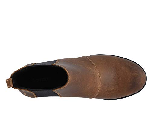Sorel - Botas Chelsea Joan of Arctic Wedge II para mujer, negro (Alce D.brown), 36 EU
